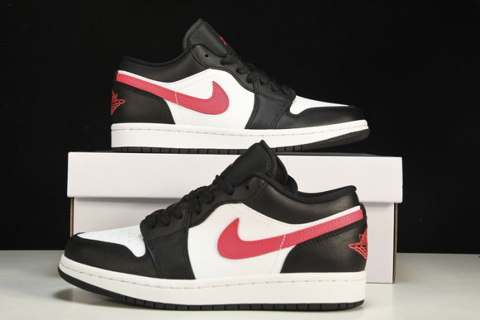 jordan 1 low black siren red dc0774-004