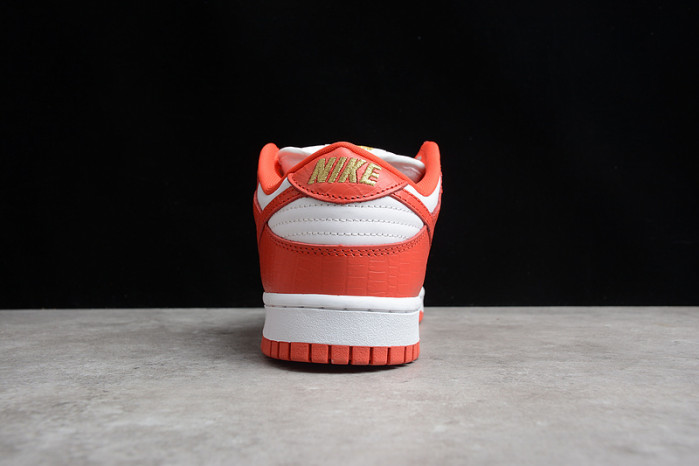 nike sb dunk low white black orange dh3228-161