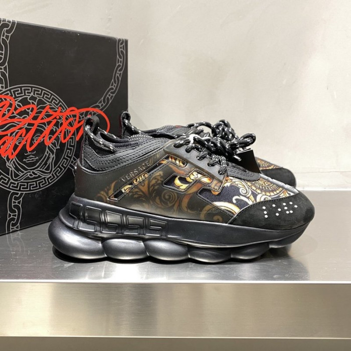 vse chain reaction black sneaker