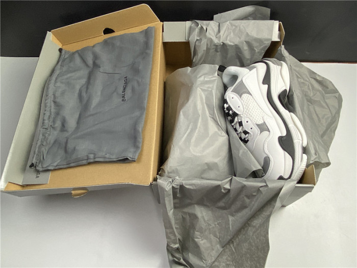 bl triple s trainers sneakers black grey black 121705