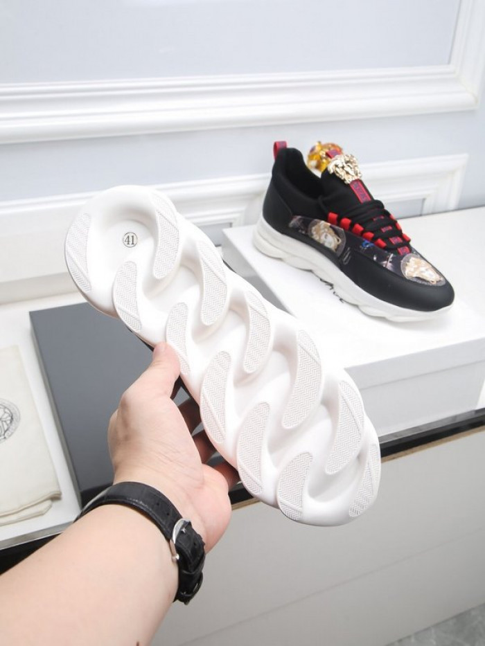 vse chain reaction black sneaker